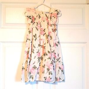 Floral Dress - Pink and White